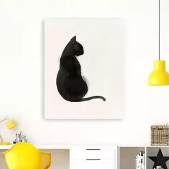 Outlet Kirklands Home Black Cat Canvas Art Print