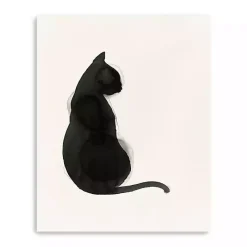 Outlet Kirklands Home Black Cat Canvas Art Print