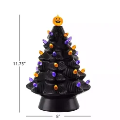 Online Kirklands Home Ceramic LED Halloween Tree Black