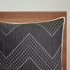 Discount Kirklands Home Chevron Full/Queen 3-pc. Coverlet Set Black