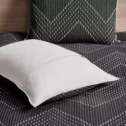 Discount Kirklands Home Chevron Full/Queen 3-pc. Coverlet Set Black