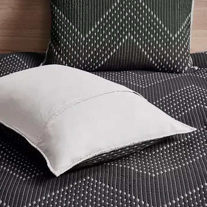 Discount Kirklands Home Chevron Full/Queen 3-pc. Coverlet Set Black