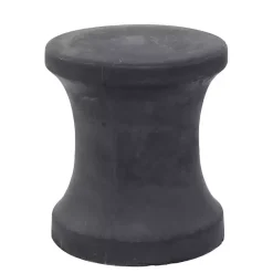 Discount Kirklands Home Clay Hourglass Accent Table Black