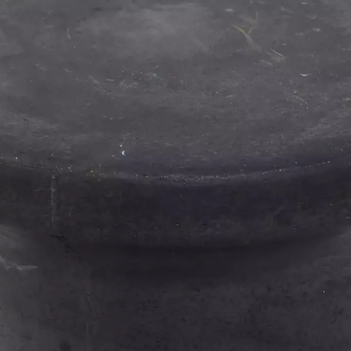 Discount Kirklands Home Clay Hourglass Accent Table Black