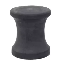 Discount Kirklands Home Clay Hourglass Accent Table Black