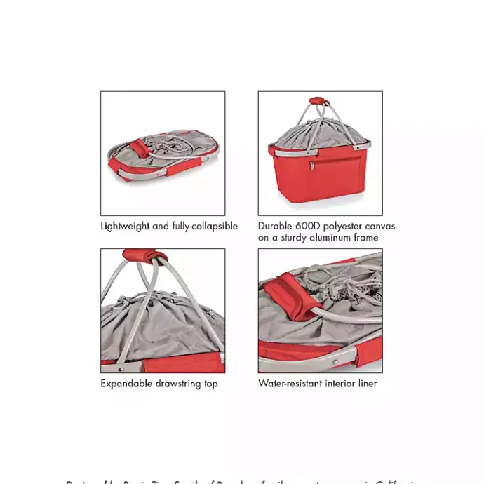 Discount Kirklands Home Clemson Tigers Cooler Basket Black