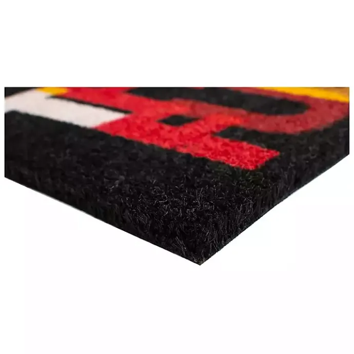 Online Kirklands Home Black Colorblock Thankful Doormat