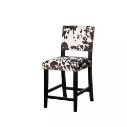 Discount Kirklands Home Cora Udder Madness Counter Stool Black