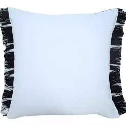 Best Kirklands Home Black Dash Stripe Indoor/Outdoor Pillow