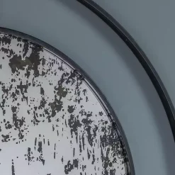 Sale Kirklands Home Black Distressed Floating Wall Mirror