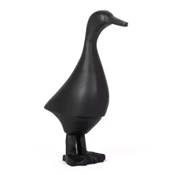 New Kirklands Home Dixie Duck Figurine Black