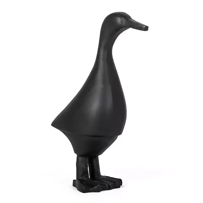 New Kirklands Home Dixie Duck Figurine Black