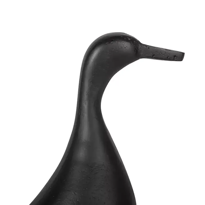New Kirklands Home Dixie Duck Figurine Black