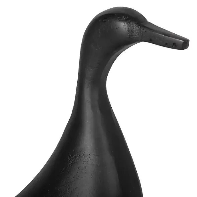 New Kirklands Home Dixie Duck Figurine Black