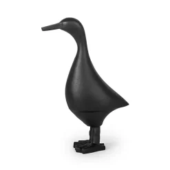 New Kirklands Home Dixie Duck Figurine Black