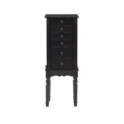 Best Kirklands Home 5-Drawer Ollie Petite Jewelry Armoire Black