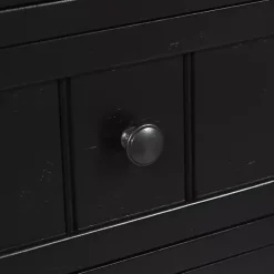 Clearance Kirklands Home 3-Drawer Winnie Accent Table Black