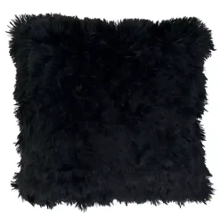 Hot Kirklands Home Faux Fur Throw Pillow Black