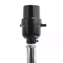 Sale Kirklands Home Faux Leather Charging Table Lamp Black