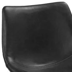 Clearance Kirklands Home Faux Leather Counter Stools, Set of 2 Black