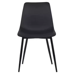 Kirklands Home Faux Leather Monte Dining Chair Black