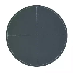 Sale Kirklands Home Faux Leather Placemats, Set of 4 Black