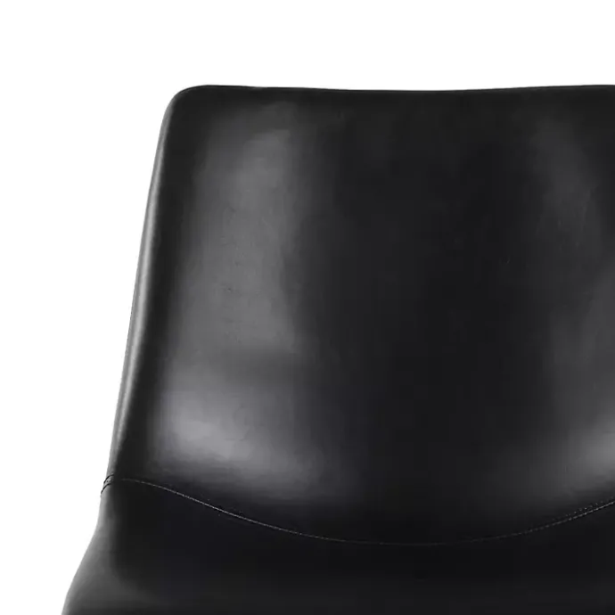 Best Kirklands Home Faux Leather Scoop Dining Chairs, Set of 2 Black
