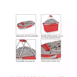 New Kirklands Home Florida Gators Cooler Basket Black