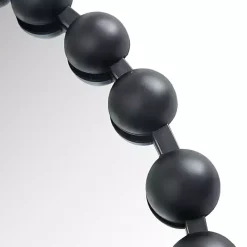 Best Kirklands Home Black Foiled Beaded Wall Mirror, 36 in.