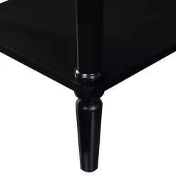 Discount Kirklands Home French Country Single Drawer Accent Table Black
