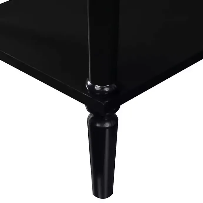 Discount Kirklands Home French Country Single Drawer Accent Table Black