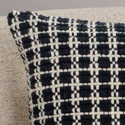 Outlet Kirklands Home Black Hemlock Woven Pillow