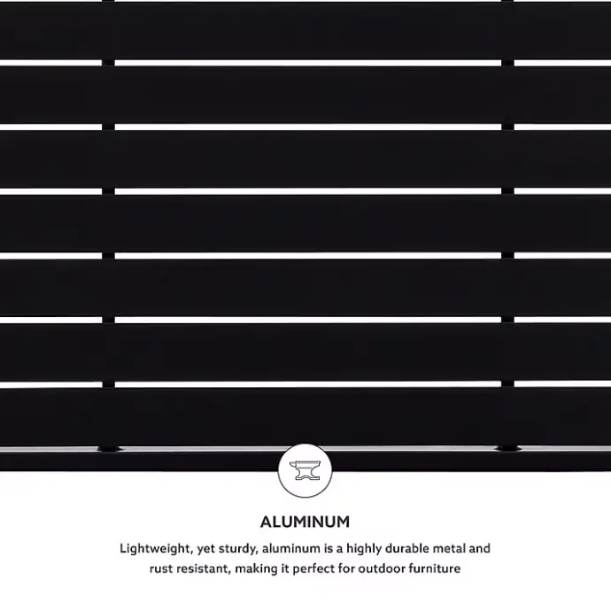 Hot Kirklands Home Holland Outdoor Coffee Table Black