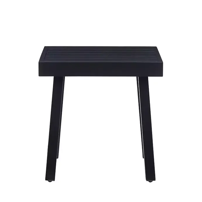 Clearance Kirklands Home Holland Outdoor Side Table Black