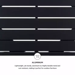 Clearance Kirklands Home Holland Outdoor Side Table Black