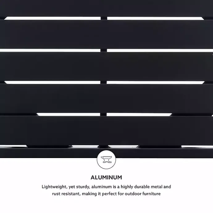 Clearance Kirklands Home Holland Outdoor Side Table Black