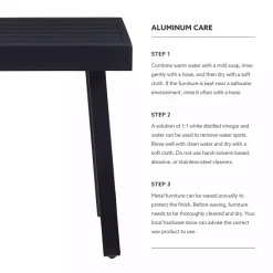 Clearance Kirklands Home Holland Outdoor Side Table Black