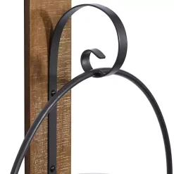 Discount Kirklands Home Black Hoop Glass Sleeve Wall Sconce, 24 in.