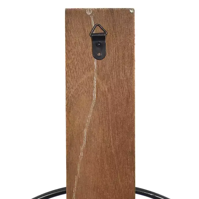 Best Kirklands Home Black Hoop Glass Sleeve Wall Sconce, 28 in.