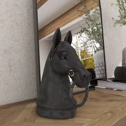 Online Kirklands Home Horse Head Statue, 12 in. Black