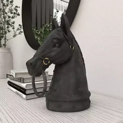 Online Kirklands Home Horse Head Statue, 12 in. Black