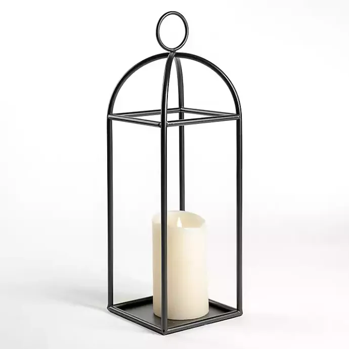 Discount Kirklands Home Iron Carlisle Lantern, 27 in. Black