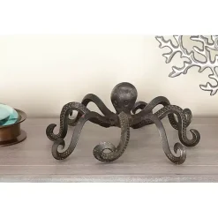 Clearance Kirklands Home Iron Octopus Statue Black