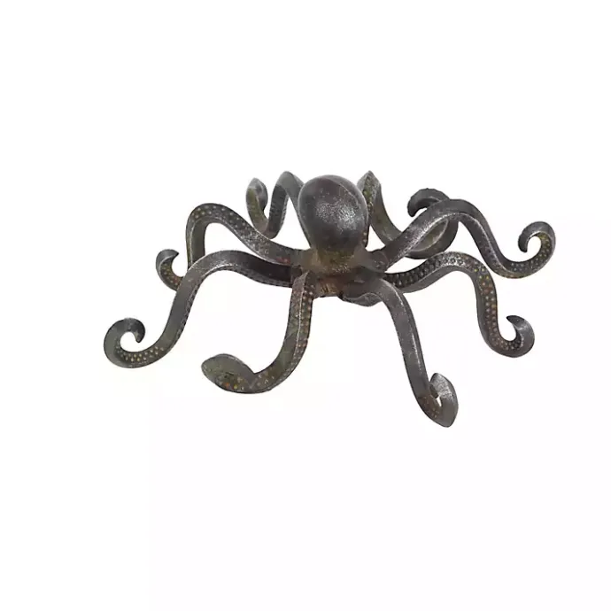 Clearance Kirklands Home Iron Octopus Statue Black