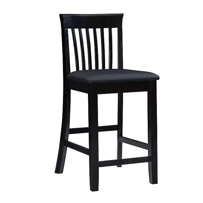 New Kirklands Home Jayden Craftsman Counter Stool Black