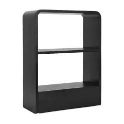 Outlet Kirklands Home Kato Single Drawer Wall Shelf Black