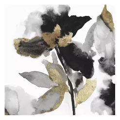 Best Kirklands Home Black Leaves II Giclee Canvas Art Print, 30x30 in.