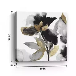 Best Kirklands Home Black Leaves II Giclee Canvas Art Print, 30x30 in.