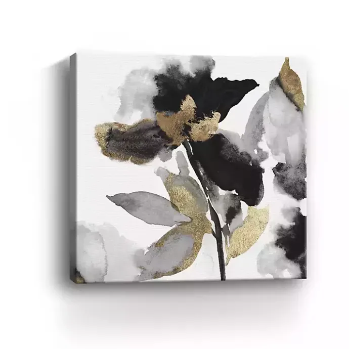 Clearance Kirklands Home Black Leaves II Giclee Canvas Art Print, 40x40 in.
