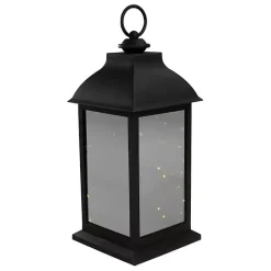 Best Kirklands Home LED Flickering Fairy Lights Lantern, 12 in. Black